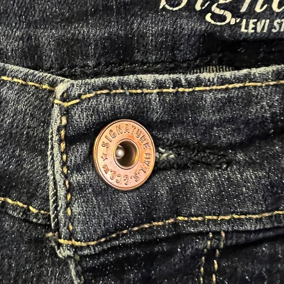 🐻Size 30x27 - Levi's - Signature - Modern Slim Blue Jeans - W30"xL27" - Picture 4 of 8